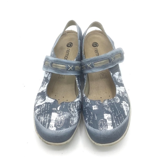 Remonte Mary Lane Shoes Newspaper Print - Picture 7 of 13